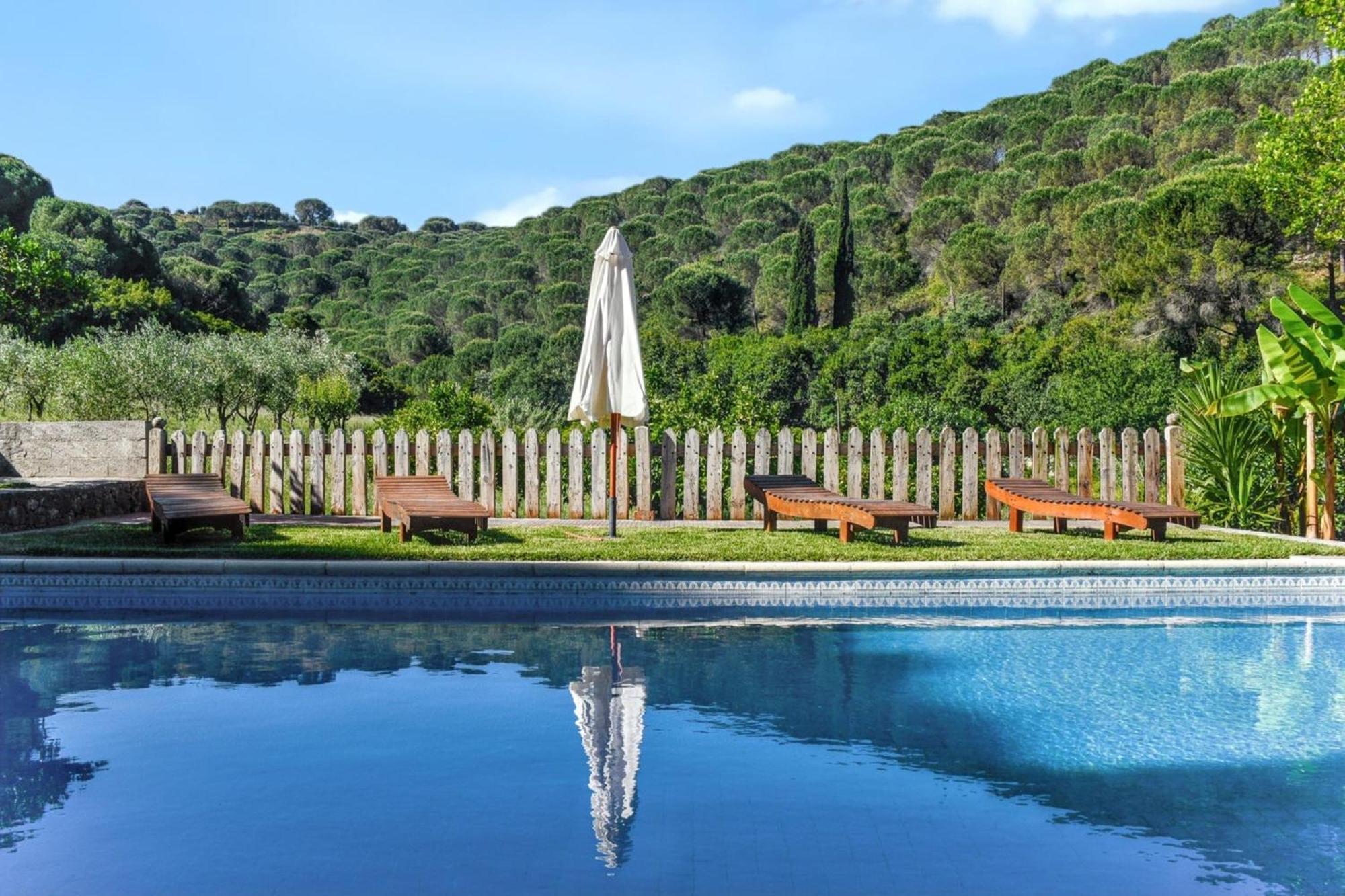 Bicentennial House In Porto De Mos With Mountain View And Pool Ngoại thất bức ảnh